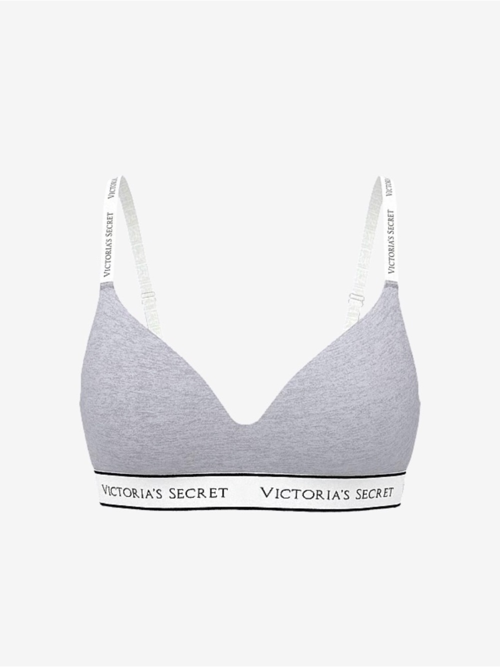 Victoria's Secret Light Heather Gray Wireless Bralette